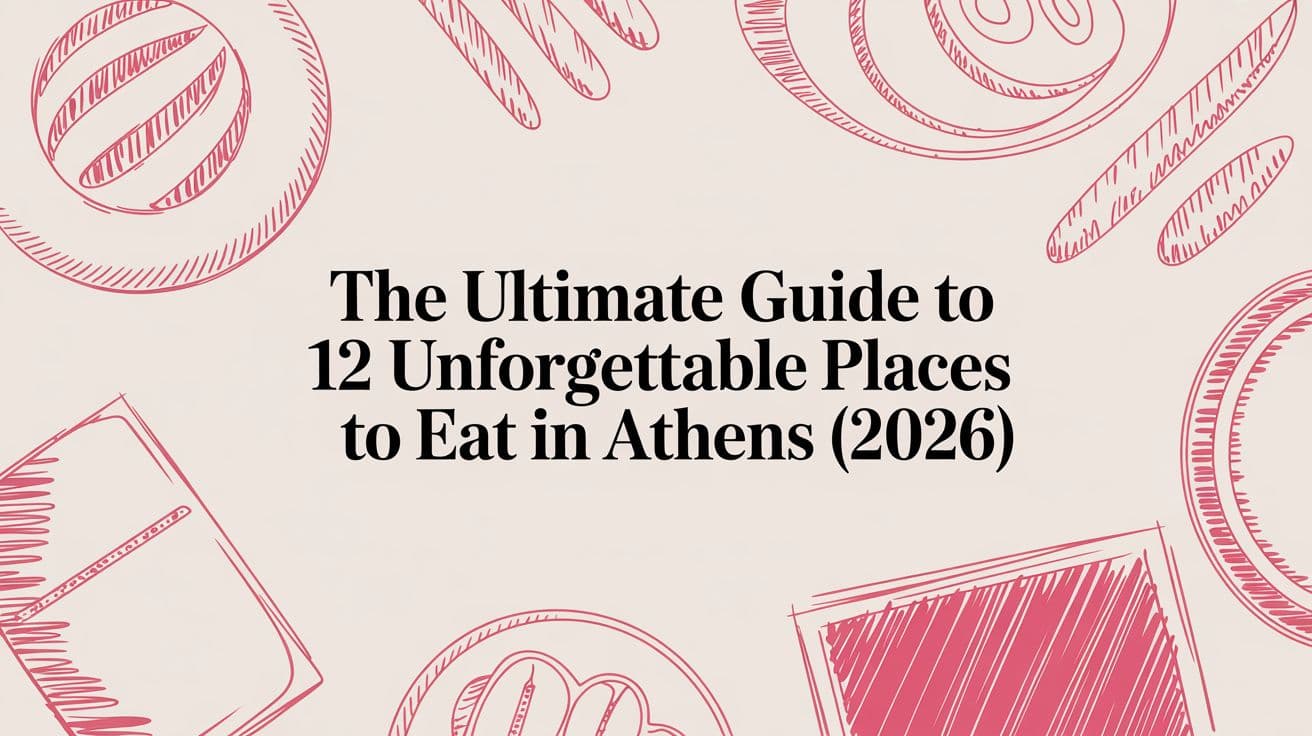 The Ultimate Guide to 12 Unforgettable Places to Eat in Athens (2026)