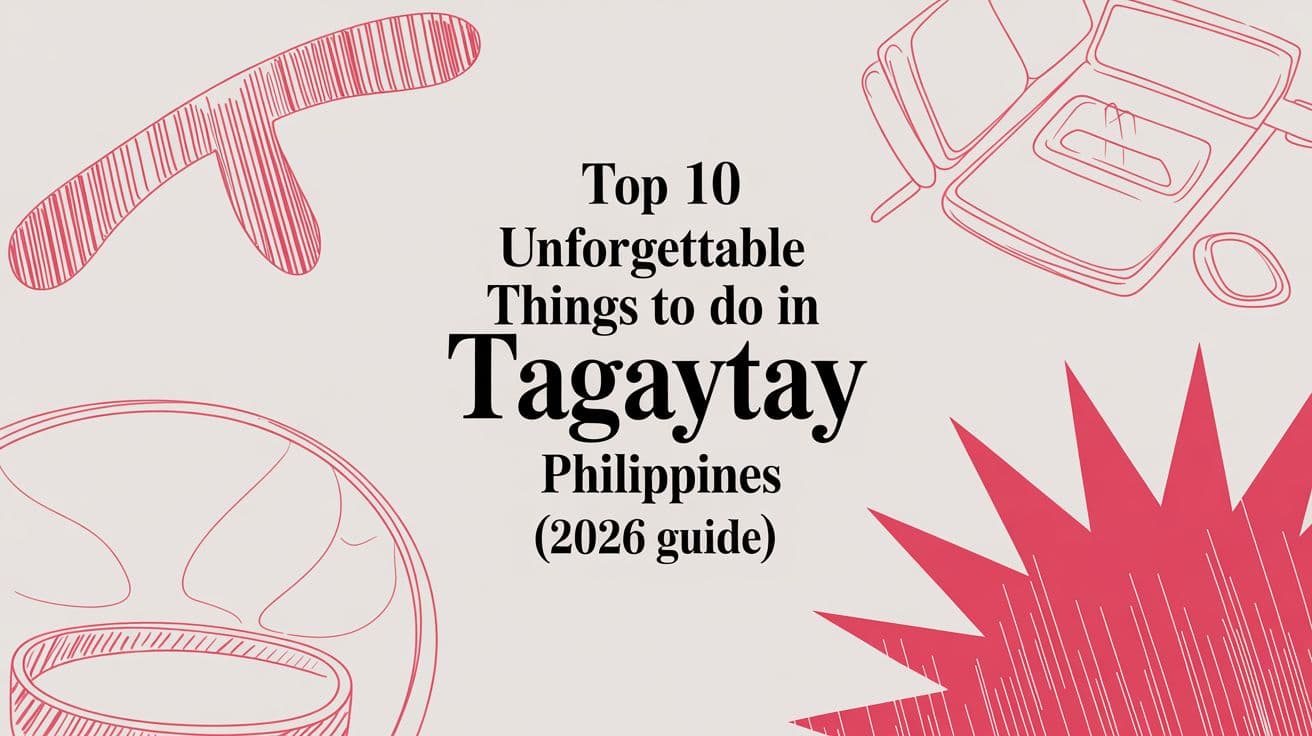 Top 10 Unforgettable Things to Do in Tagaytay Philippines (2026 Guide)