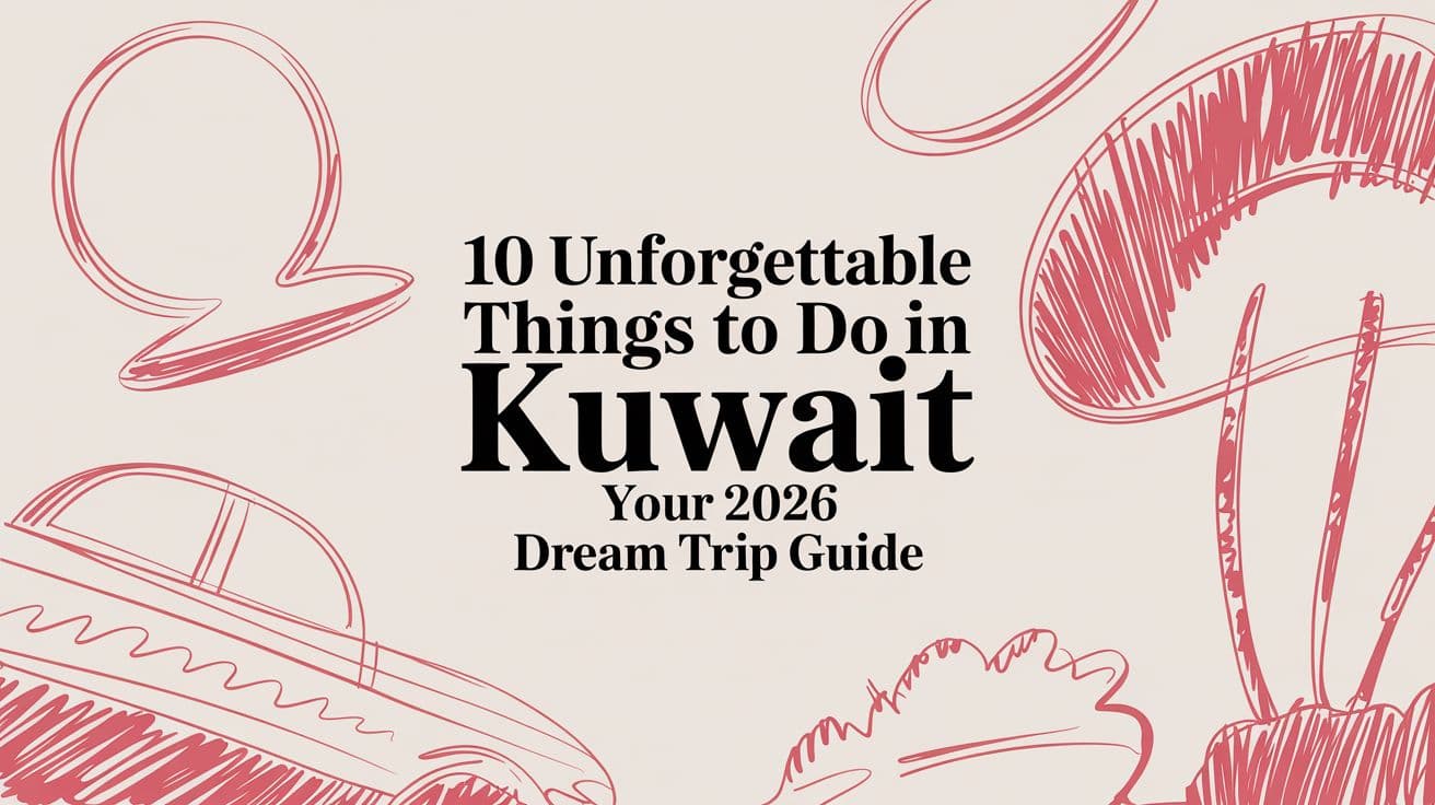 10 Unforgettable Things to Do in Kuwait: Your 2026 Dream Trip Guide