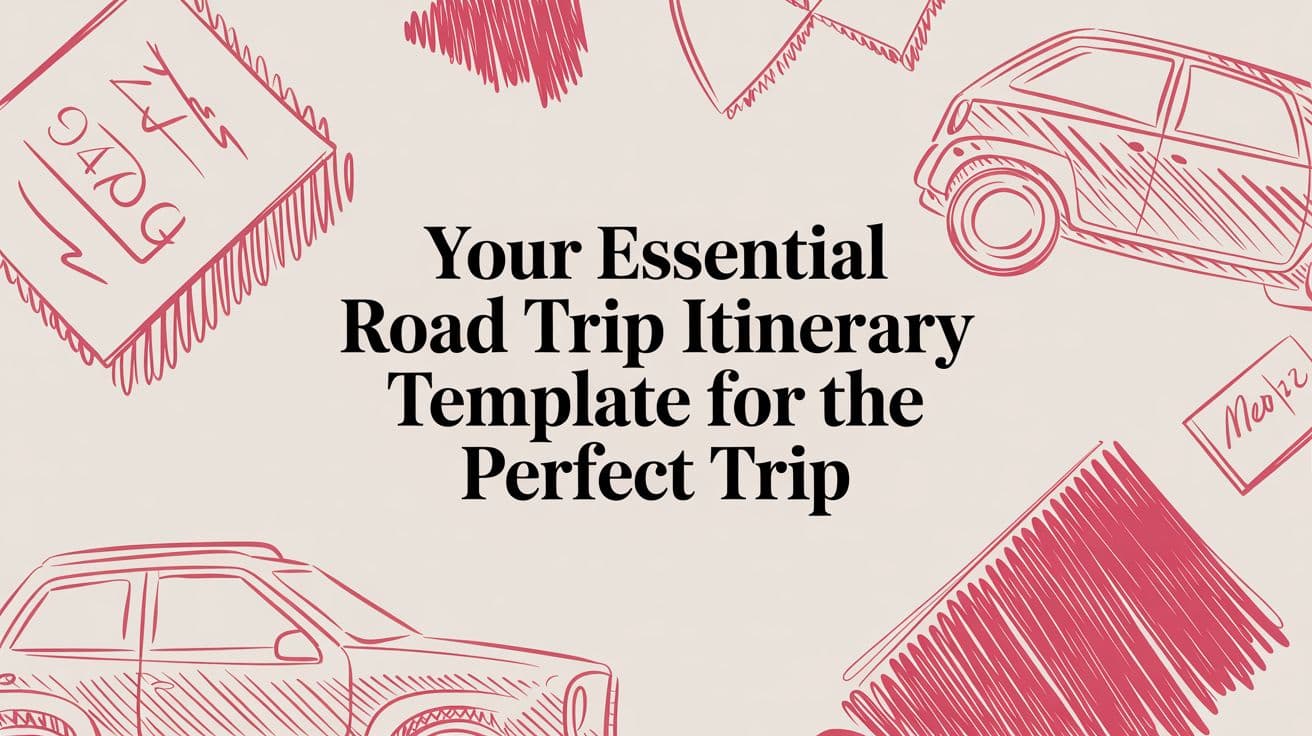 Your Essential Road Trip Itinerary Template for the Perfect Trip