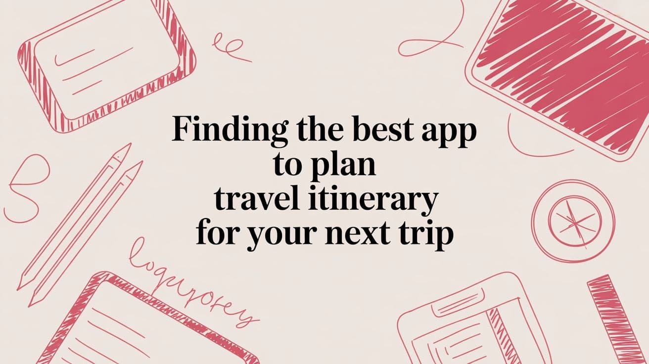 Finding the Best App to Plan Travel Itinerary for Your Dream Trip