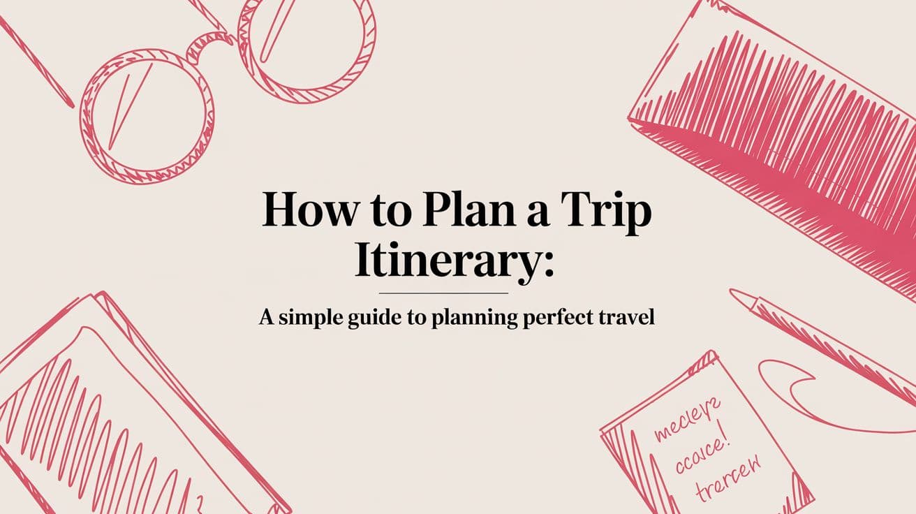 How to Plan a Trip Itinerary: A Simple Guide to Planning Your Dream Trip